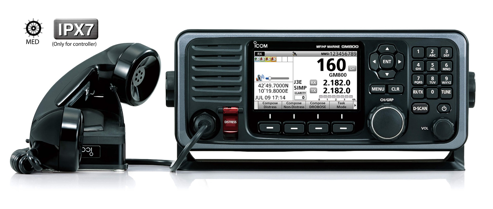 icom gm800 gmdss hf